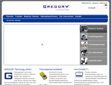 Tablet Screenshot of gregory.de